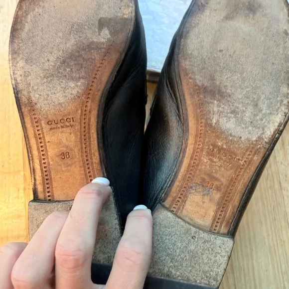 Gucci Women’s Brixton Leather Horsebit Loafers - Picture 5 of 7